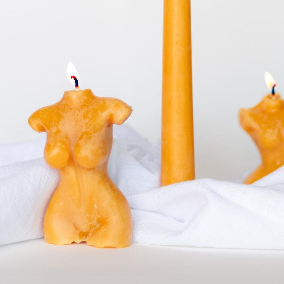 Feminine Force Beeswax Candle